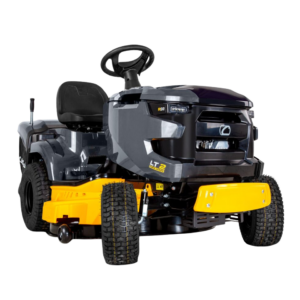 Cub Cadet X1 36 RD ride-on mower with 547cc engine, 36-inch rear discharge deck & hydrostatic transmission. Ideal for larger residential properties.