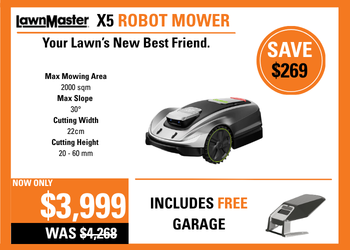 Lawnmaster X5  Robot Mowers 