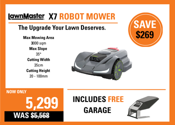 Lawnmaster X7 Robot Mowers 